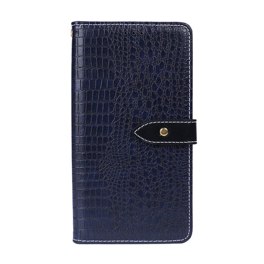 For UMIDIGI A11 Pro Max idewei Crocodile Texture Horizontal Flip Leather Case with Holder & Card Slots & Wallet(Dark Blue) by idewei