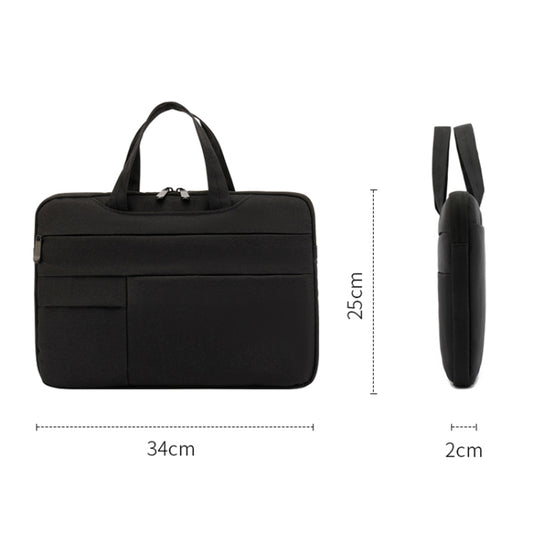 POFOKO C510 Waterproof Oxford Cloth Laptop Handbag For 15.6 inch Laptops(Grey) by POFOKO