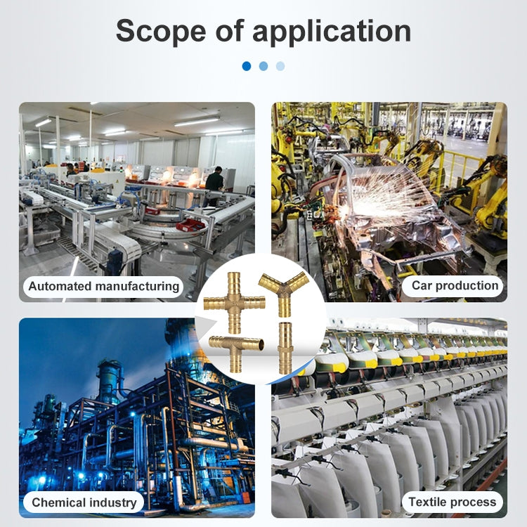 LAIZE 2pcs Pagoda Y-type Three Way Pneumatic Components, Caliber:8mm by LAIZE