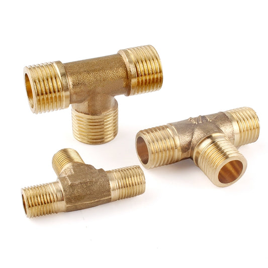 LAIZE External Thread Plumbing Copper Pipe Fittings, Caliber:1 Point(Three Way) by LAIZE