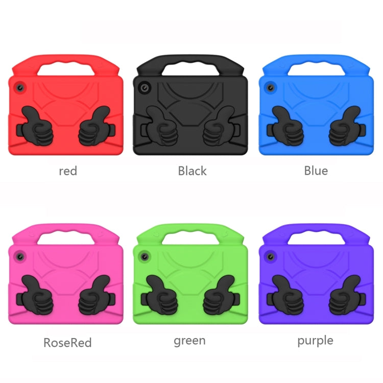 For Amazon Kindle Fire 7 2022 Children EVA Shockproof Tablet Case with Thumb Bracket(Green) by bashfashion