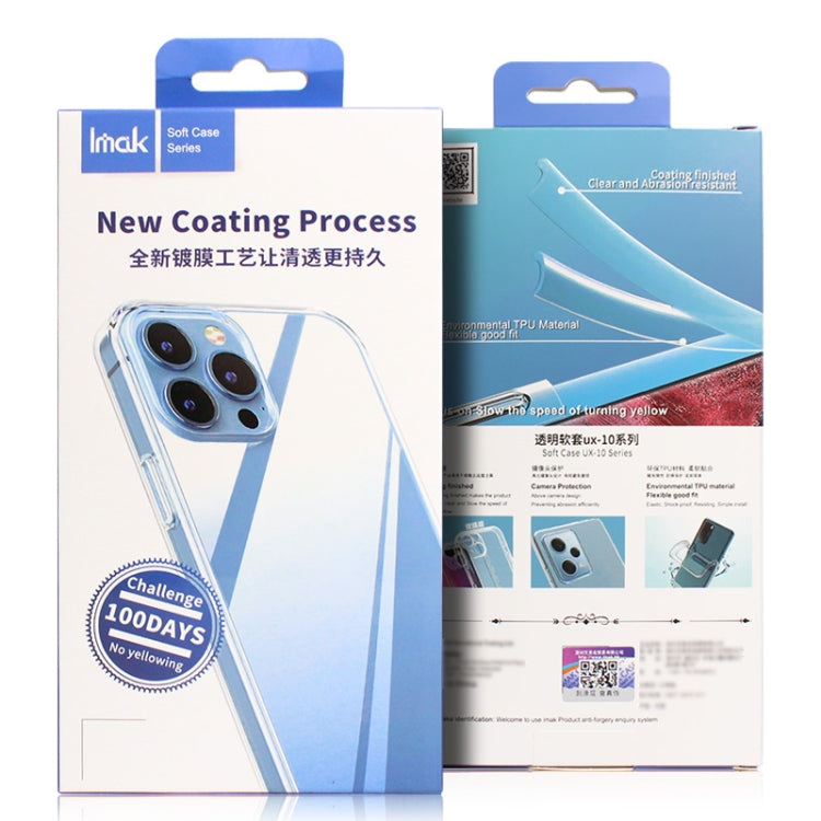 For Google Pixel 7a IMAK UX-10 Series Transparent Shockproof TPU Phone Case(Transparent) by imak