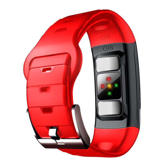 SPOVAN H02 1.14 inch TFT HD Screen Smart Bracelet Supports Blood Oxygen Monitoring/Sleep Monitoring(Red) by SPOVAN
