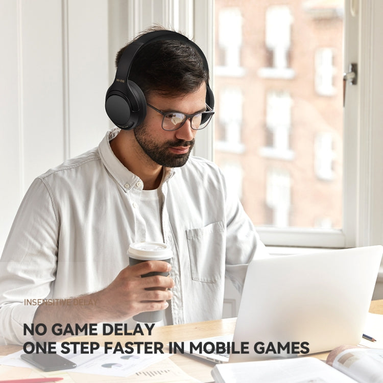 WH850i ANC Active Noise Reduction Over-Ear Bluetooth Headphone(Black) by bashfashion