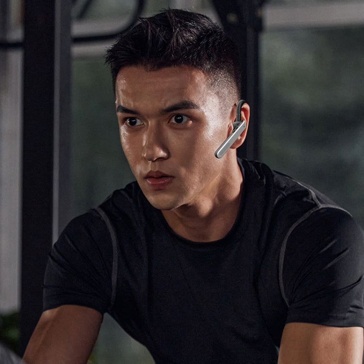 890 Ear-mounted ENC Noise Reduction Wireless Bluetooth Earphone(Black) by bashfashion