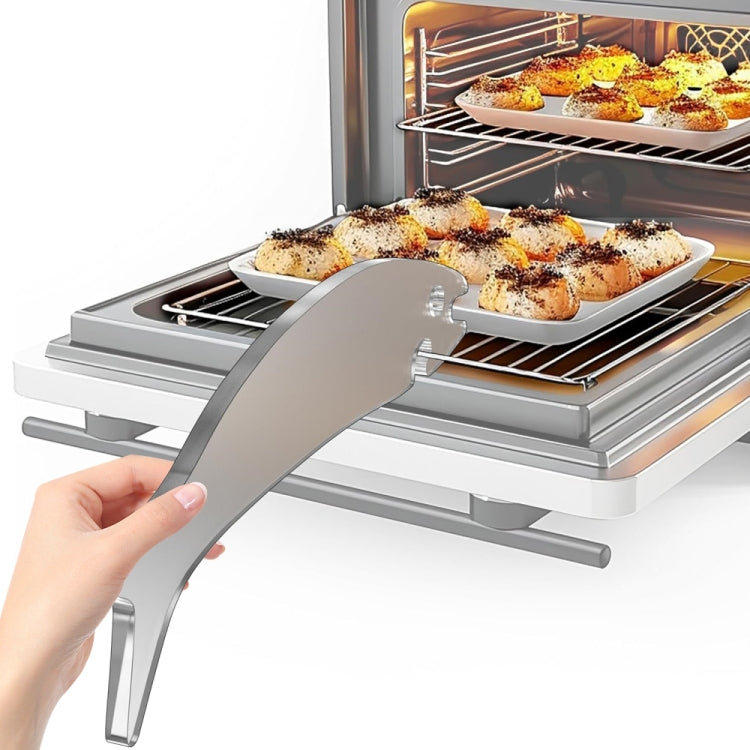 Acrylic Fish Shaped Oven Push Pull Rack Baking Push Pull Tool(Black) by bashfashion