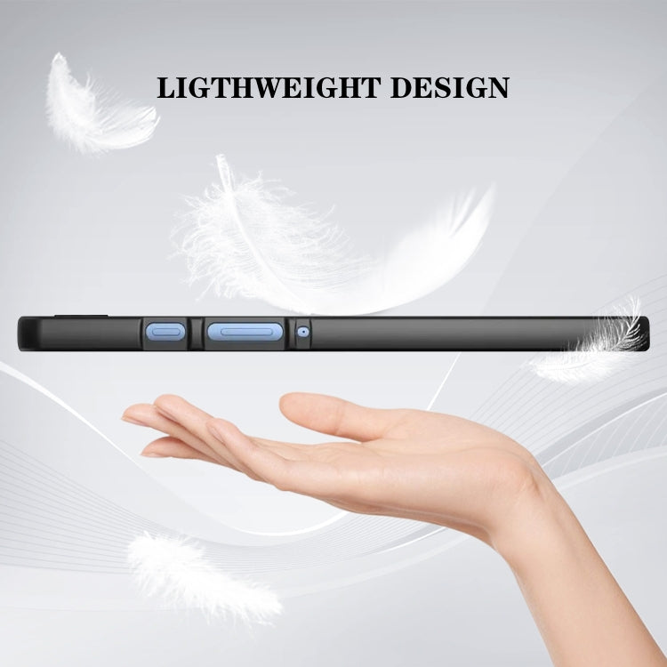 For Samsung Galaxy Tab S9+ / S9 FE+ Color Painting Pattern Smart Tablet TPU Case(Golden Rose) by bashfashion