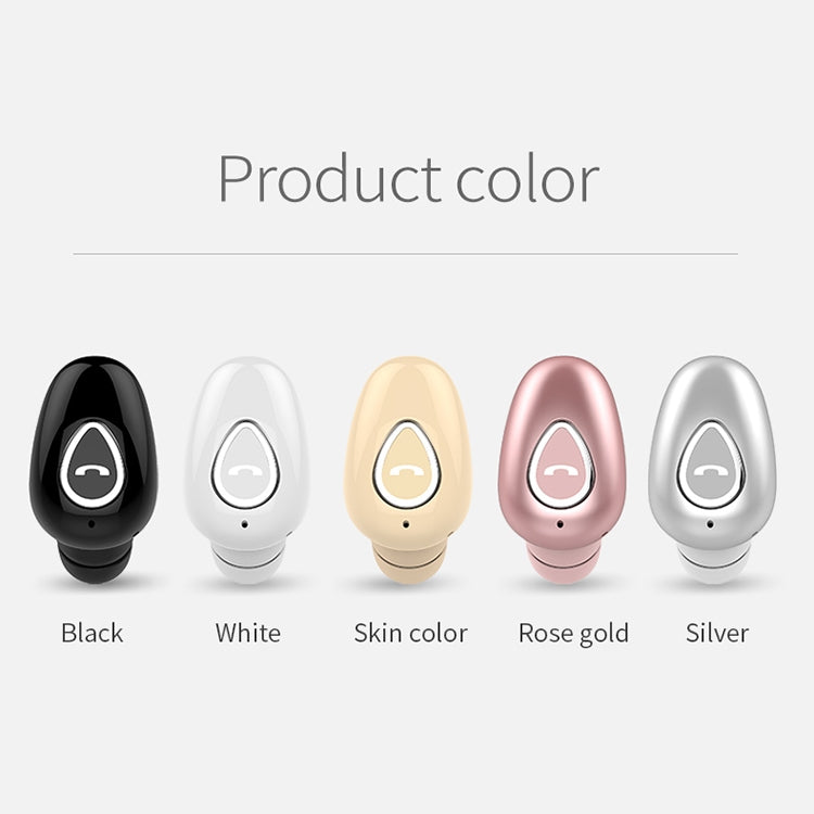 YX01 Sweatproof Bluetooth 4.1 Wireless Bluetooth Earphone, Support Memory Connection & HD Call (Flesh Color) by bashfashion