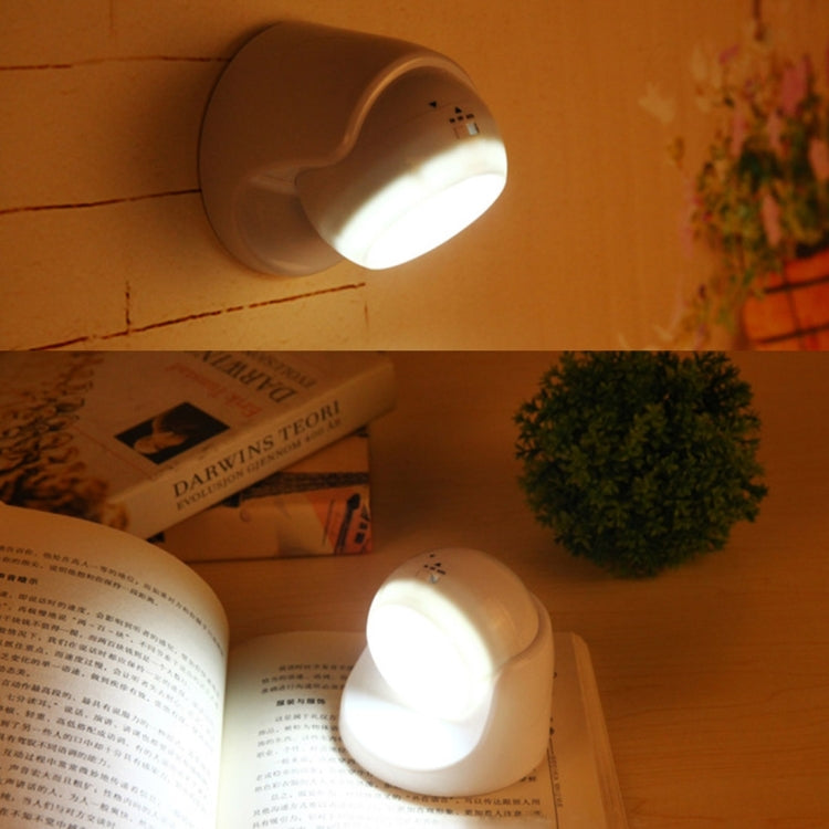 MM3W1 3W White Light PIR Motion Sensor Detector Security Lamp , 9 LEDs 240 LM 6000K 360 Degrees Rotation Wireless Motion Sensor Wardrobe Light / Night Light / Wall Lamp for bedroom, living room, bathroom, aisle by bashfashion