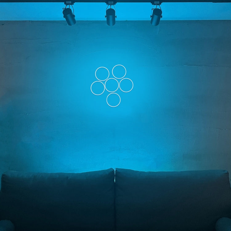 100mm 3W DIY Assembly Light COB LED Decorative Circle DC9V (White Light) by bashfashion