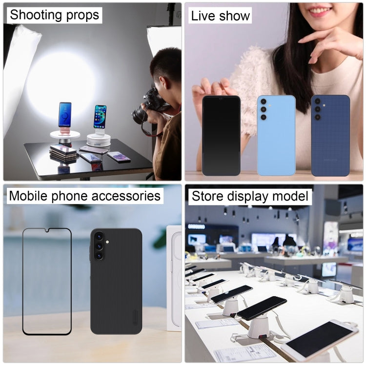 For Samsung Galaxy A25 5G Black Screen Non-Working Fake Dummy Display Model (Dark Blue) by bashfashion