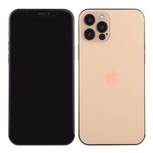 For iPhone 12 Pro Black Screen Non-Working Fake Dummy Display Model (Gold) by bashfashion