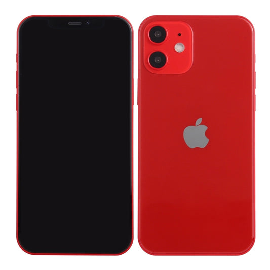 For iPhone 12 Black Screen Non-Working Fake Dummy Display Model(Red) by bashfashion