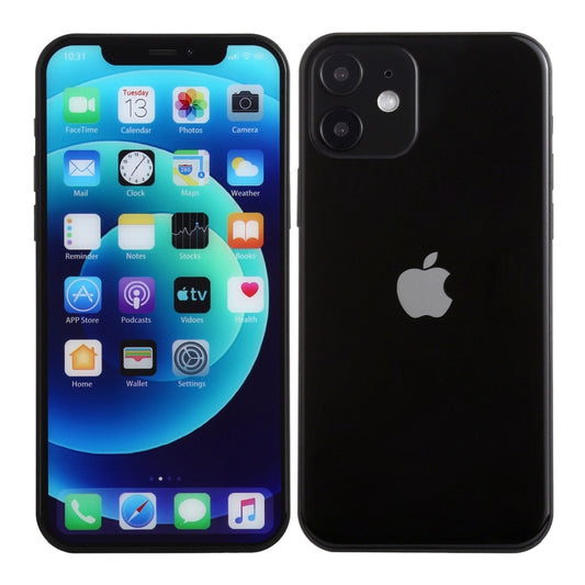 For iPhone 12 mini Color Screen Non-Working Fake Dummy Display Model(Black) by bashfashion