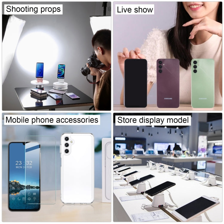 For Samsung Galaxy A14 5G Black Screen Non-Working Fake Dummy Display Model (Silver) by bashfashion