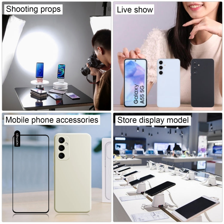 For Samsung Galaxy A55 5G Color Screen Non-Working Fake Dummy Display Model (Purple) by bashfashion