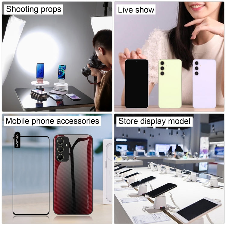 For Samsung Galaxy A55 5G Black Screen Non-Working Fake Dummy Display Model (Black) by bashfashion