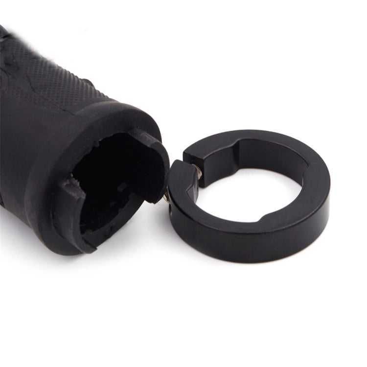 1 Pair AG23 Skull Style Bicycle MTB Bike Lock-on Rubber Handlebar Grips(Red) by bashfashion