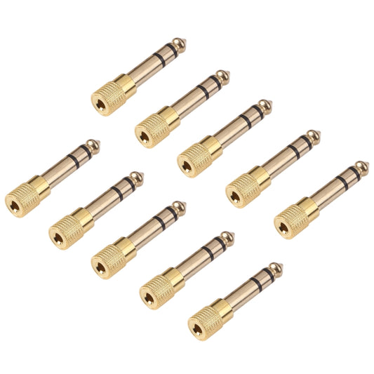 6.35mm Male to 3.5mm Female Audio Jack Adapters (10 Pcs in One Package, the Price is for 10 Pcs) by bashfashion