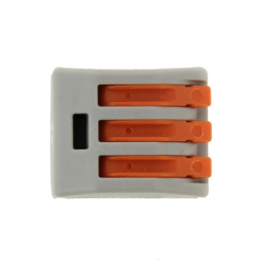 10 PCS Universal Compact 3 Pin Push Clamp Solderless Wire Connector by bashfashion