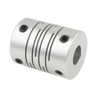 CNC Stepper Motor Flexible Coupling Coupler (8x10mm)(Silver) by bashfashion