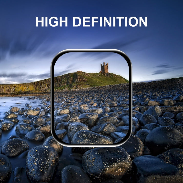 ENKAY Hat-Prince 3D Curved Edge Full Coverage Full Tempered Glass HD Screen Protector Film For Apple Watch Series 9 / 8 / 7 41mm(Transparent) by ENKAY