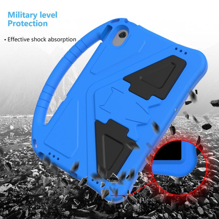 For Samsung Galaxy Tab A8 10.5 2021 X200 / X205 EVA Shockproof Tablet Case with Holder(Blue) by bashfashion