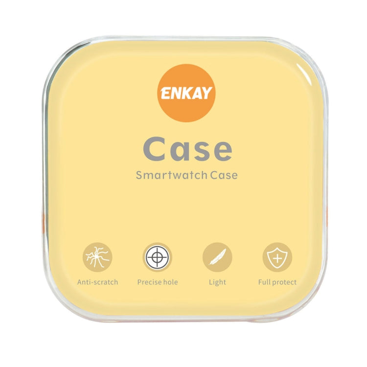 For Apple Watch Ultra 3 / 2 / 1 49mm ENKAY 2 in 1 PC Case + Full Coverage 9H Tempered Glass Film(Black) by ENKAY
