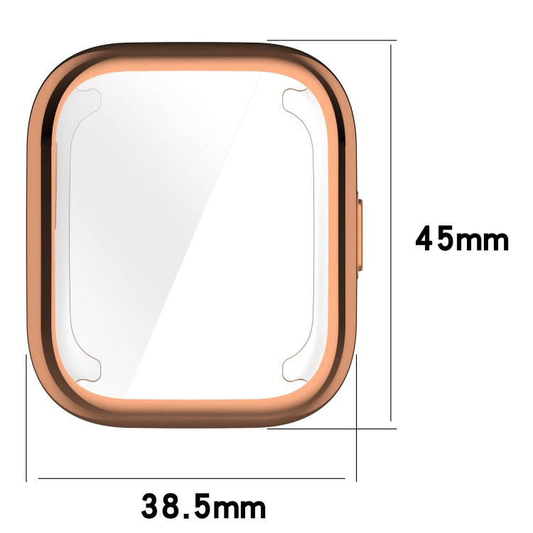For Amazfit Active A2211 TPU All-Inclusive Watch Protective Case(Rose Gold) by bashfashion