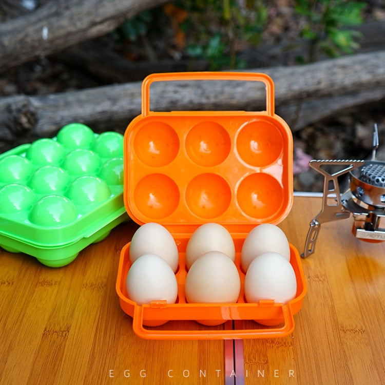 6 Grid Outdoor Portable Egg Protection Box, Random Color Delivery by bashfashion