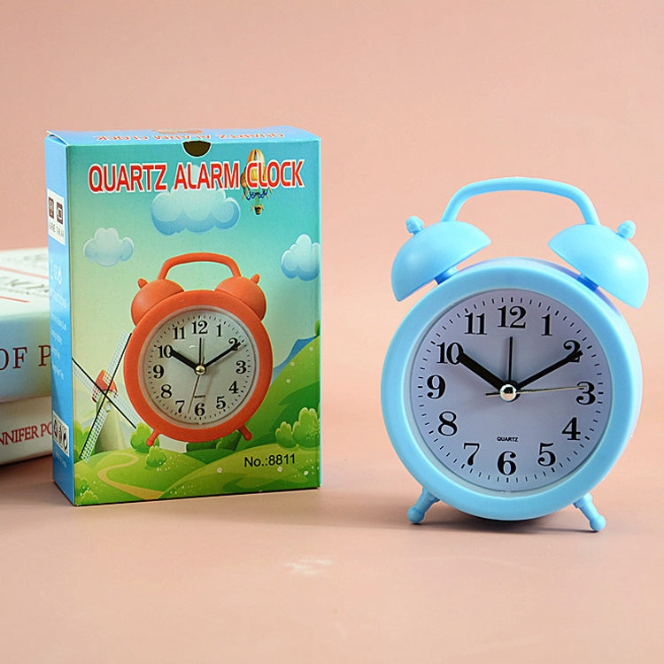 2 PCS Student Bed Small Alarm Clock Desk Alarm Clock(Beige) by bashfashion