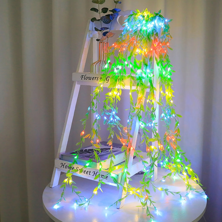 100 LEDs Simulation Planting Copper Wire Decorative Light, Spec: Solar Power(Yellow Light) by bashfashion