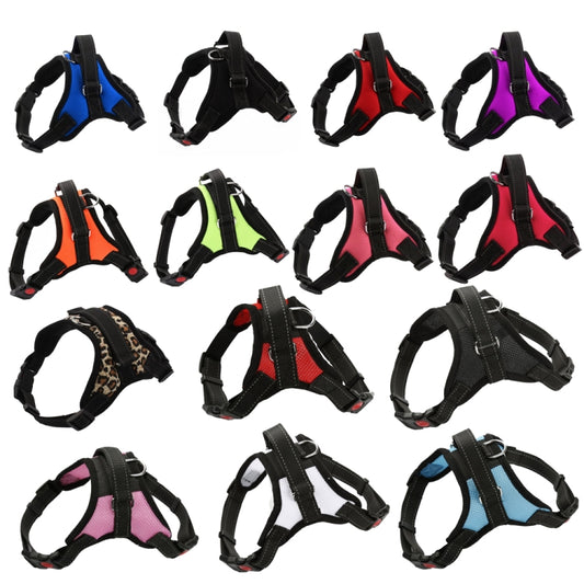 K9 Dog Adjustable Chest Strap, Size: M(Breathable White) by bashfashion