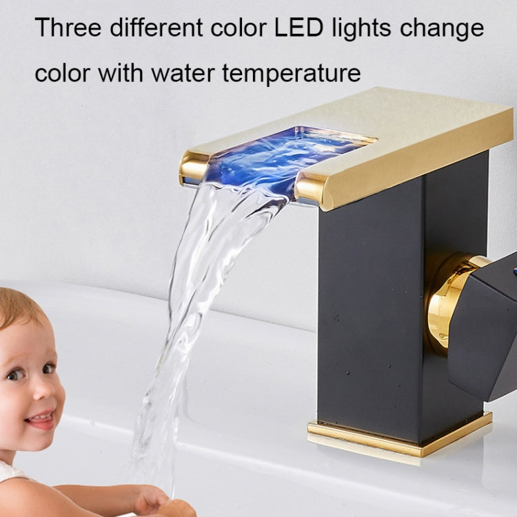 Smart Color-changing Temperature Recognition Faucet, Specification: C Style by bashfashion
