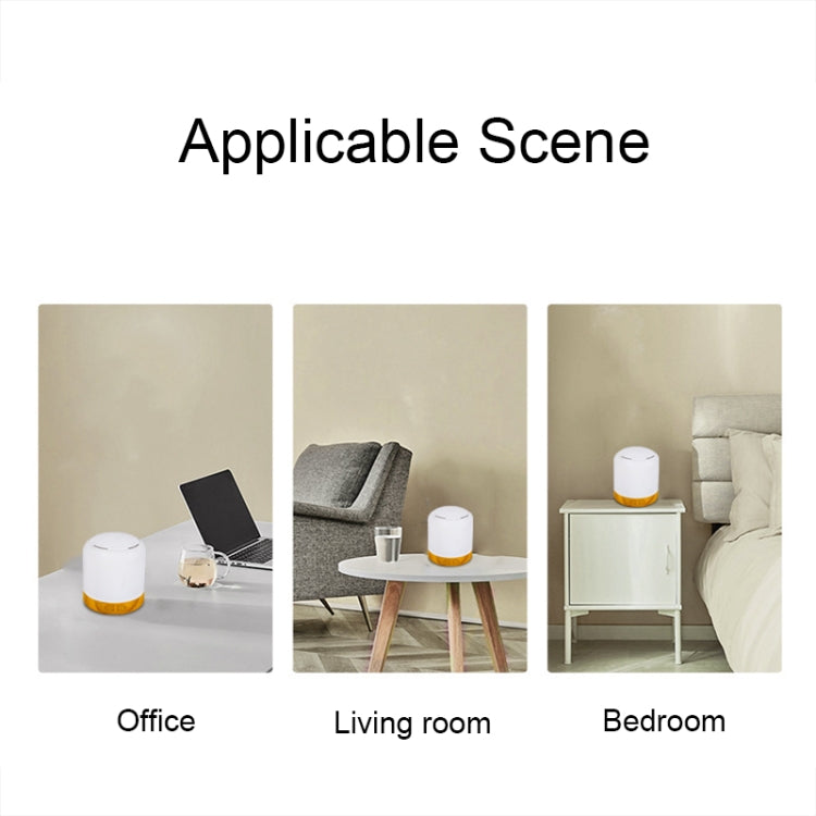 RD1909 Portable RGB Light Effect Anhydrous Aromatherapy Lamp, Spec: Wood Multi-hole by bashfashion