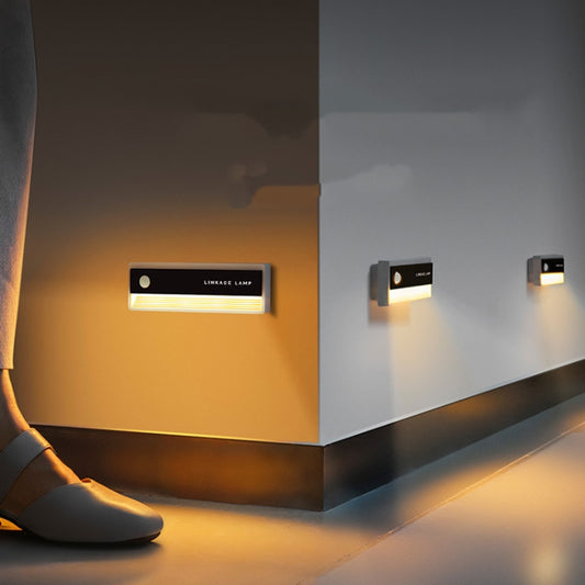 1PC TW-L56 Linkage Human Body Induction Night Light USB Magnetic Corridor Lamp by bashfashion
