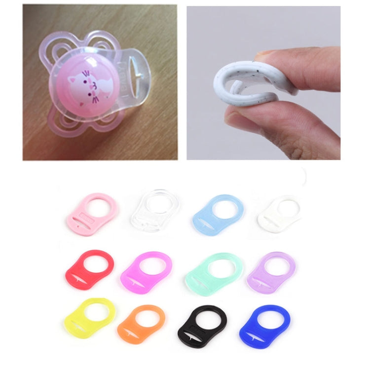 10pcs Dummy Pacifier Holder Clip Adapter Ring Button Style Pacifier Adapter(C9) by bashfashion