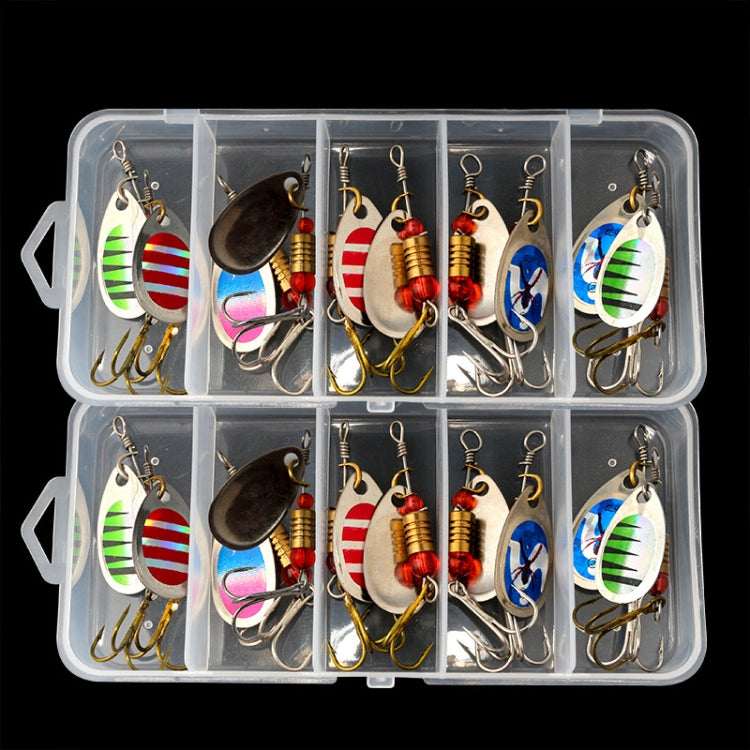 5pcs Roadrunner False Bait Sequins Lure Set, Color Random Delivery by bashfashion