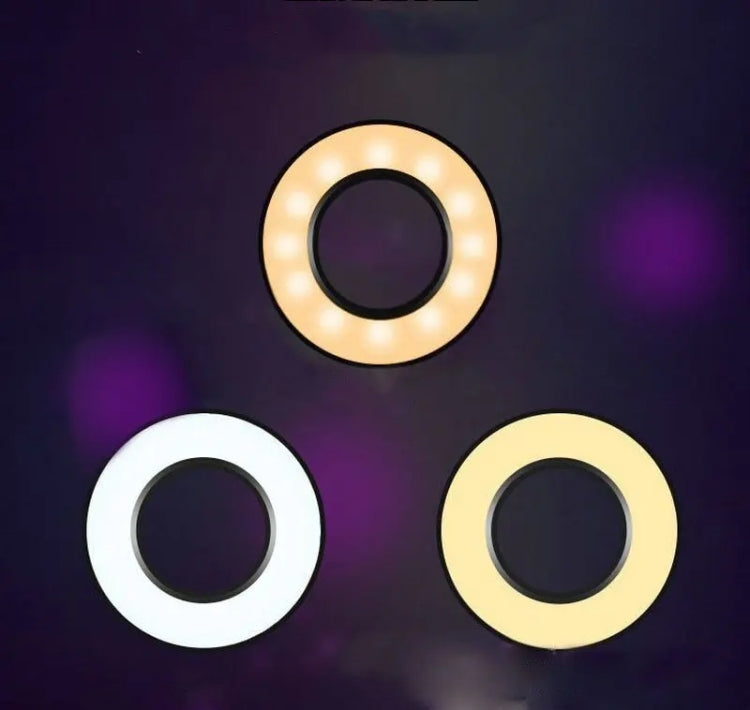 8 Inch Selfie Ring Light With Cell Phone Holder 360 Rotating Flexible Arms For Live Stream by bashfashion