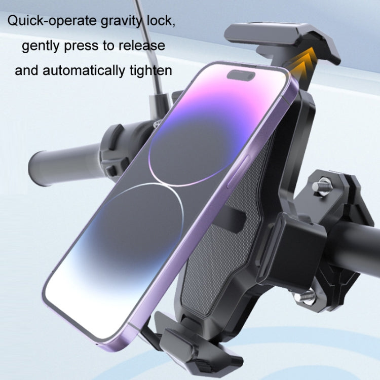 Cycling Bicycle Automatic Locking Mobile Phone Holder(Handlebars) by bashfashion