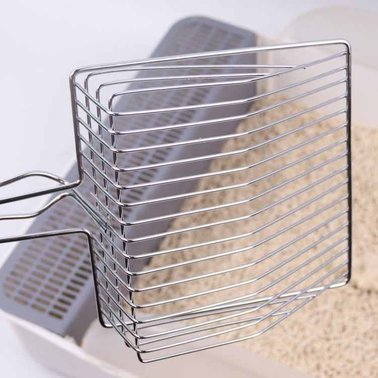 Metal Cat Litter Scoop Extended Handle Skeleton Cats Shoveling Tool Large, Color: Rose Golden by bashfashion