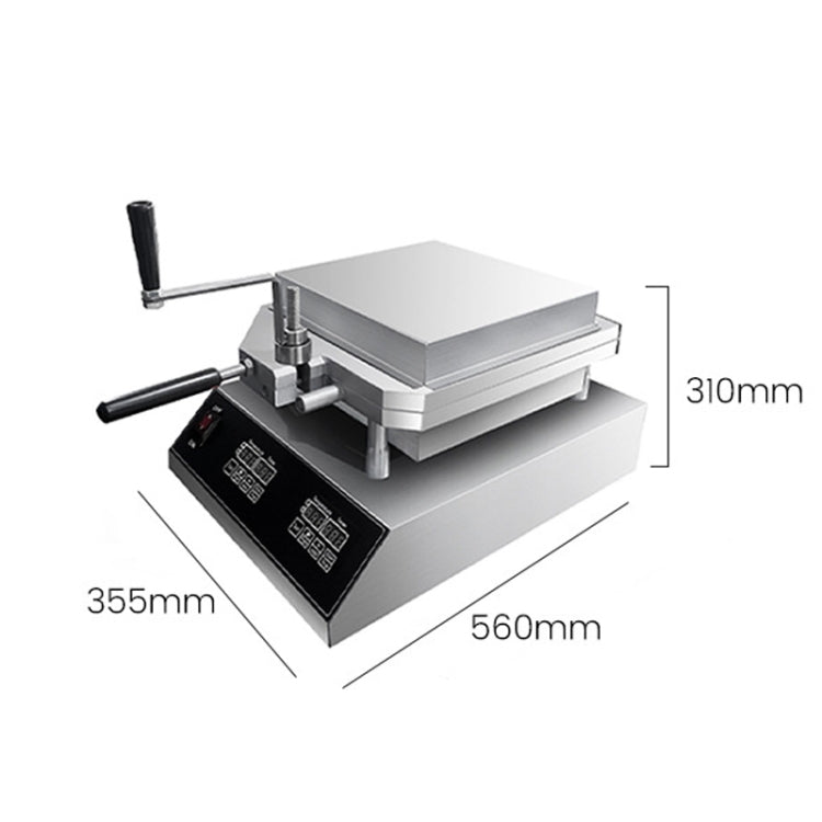 Japanese Paper Thin Seafood Cracker Pancake Machine UK Plug 220V 2800W by bashfashion
