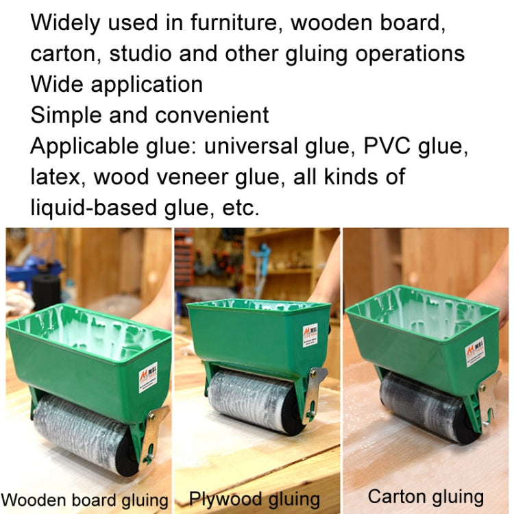 MYTEC Manual Glue Applicator Roller Type Gluer Small Manual Gluing Machine, Style: 3 inch Adjustable by MYTEC