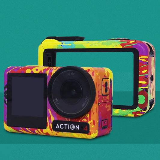 For DJI Action 4 Motion Camera Stickers All Inclusive Photo Frame Color Changing Stickers Accessories, Style: AC4-01 by bashfashion