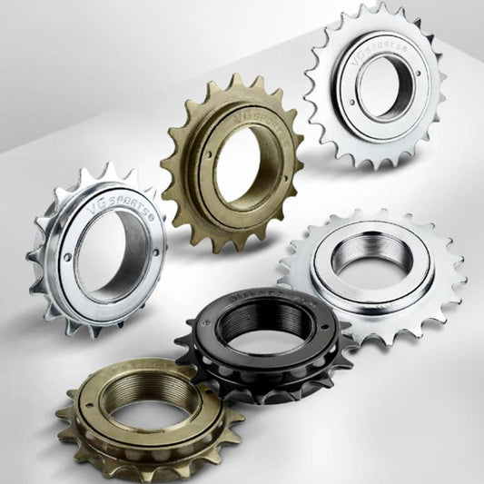 VG SPORTS Stroller Scooter Bicycle Single Speed Flywheel, Style: 16T Brown by bashfashion