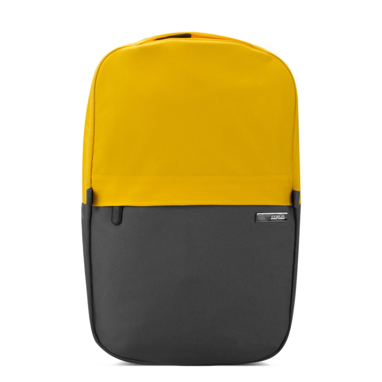 POFOKO XY Series 13.3 inch Fashion Color Matching Multi-functional Backpack Computer Bag, Size: S (Yellow) by POFOKO
