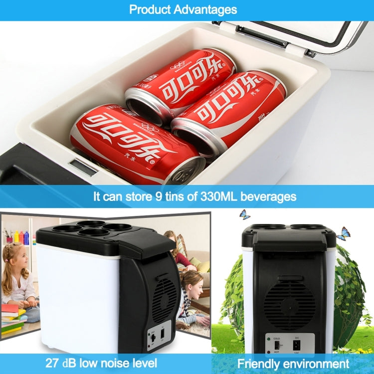 Car Auto 48W Portable Multi-Function Cooling and Warming 6L Low Noise Refrigerator for Car and Home, Cord Length: 1.8m by bashfashion