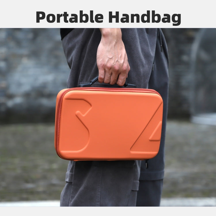 For DJI Osmo Action 5 Pro / 4 / 3 Sunnylife Portable Carrying Case Adventure Combo Bag (Orange) by Sunnylife