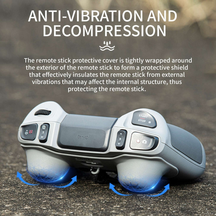 For DJI Avata 2 / FPV 3 / 2 STARTRC Remote Controller Thumb Rocker Guard Protector Case (Grey) by STARTRC