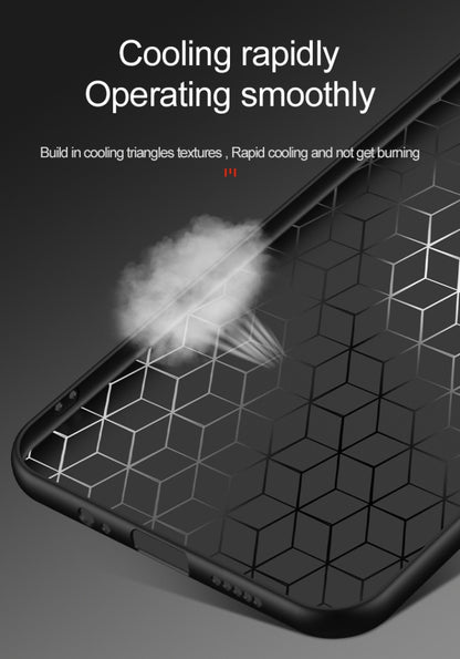 For Meizu Note 8 XINLI Stitching Cloth Texture Shockproof TPU Protective Case(Grey) by XINLI